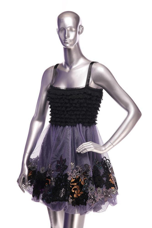 Rochie tull cu aplicatii  Liza Panait Liza Panait Online Boutique